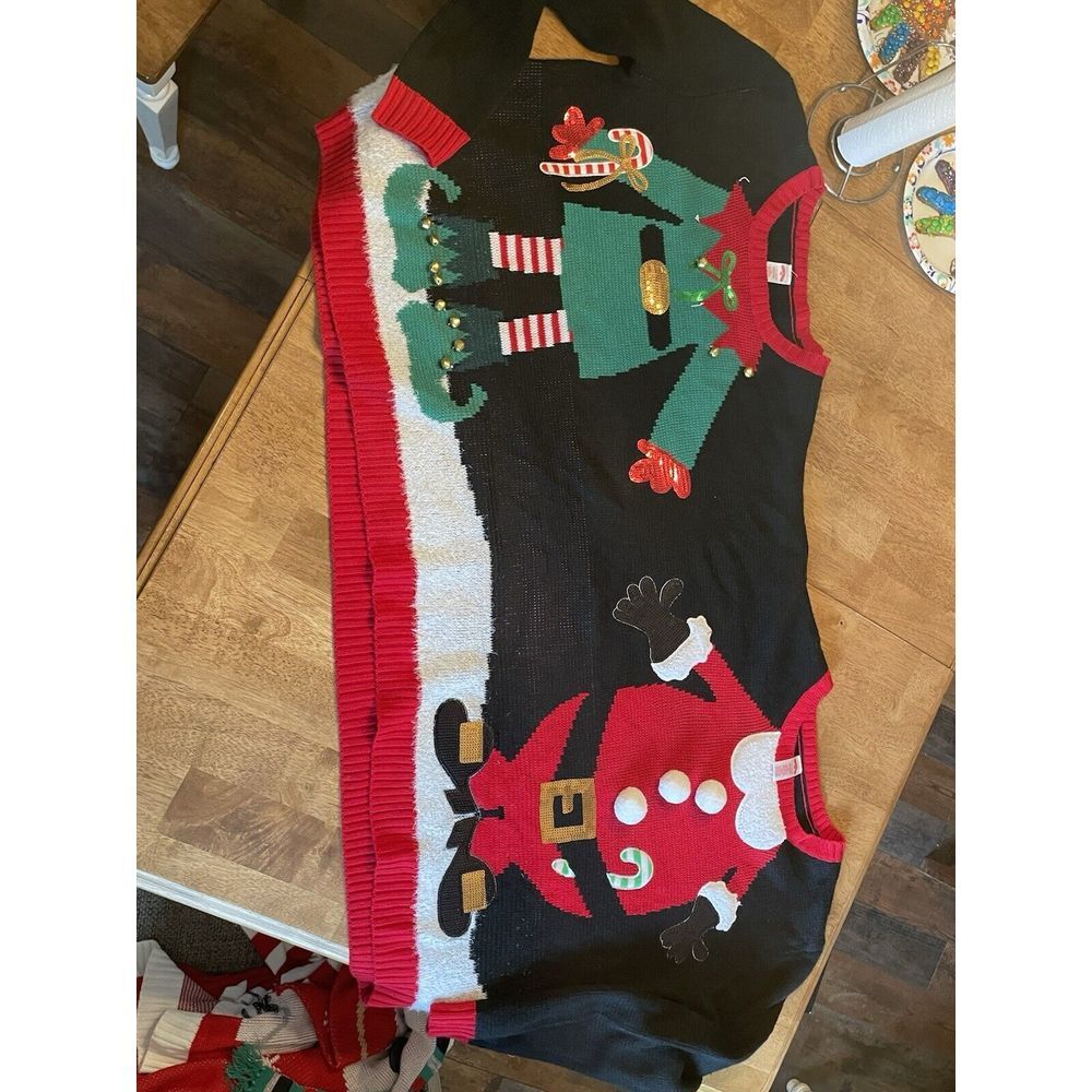 Christmas Get-along Sweater. Two In One Size L/XL